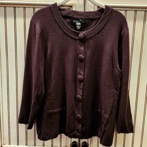 Cable and Gauge brown cardigan size XL